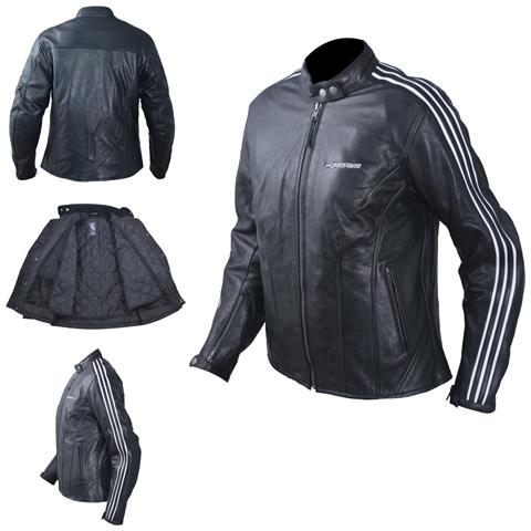 Giacca Pelle Donna Moto Protezioni Ce Fodera Termica Removibile Xl Bianco - Foto 1