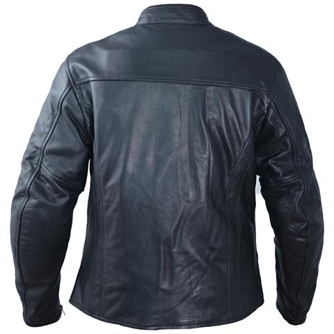 Giacca Pelle Donna Moto Protezioni Ce Fodera Termica Removibile Xl Bianco - Foto 5