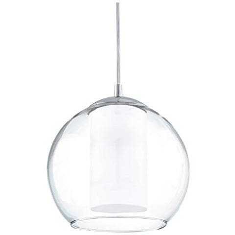 Bolsano Supporto Flessibile E27 60w Led Cromo, Bianco A, a+, a++, b, c, d, e Lampada A Sospensione, Acciaio - Foto 2