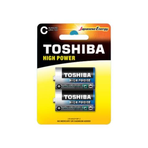 Batterie Mezza Torcia Lr14gcp Bp-2 C Alcaline Confezione Di 2 Pezzi - Foto 1