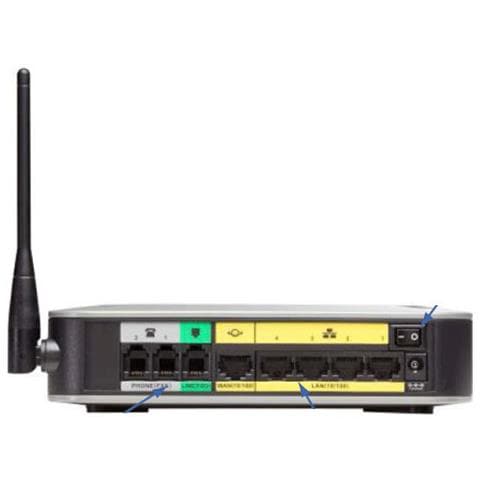 Cisco SRP521W, IEEE 802.11i, IEEE 802.3, SNMP, PPPoE, ICMP, HTTP, SDP, SNTP, 2,2 dBi, NAT, DES - Foto 1
