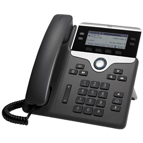 Cisco 7841 Cornetta cablata 4linee LCD Nero, Argento telefono IP - Foto 1