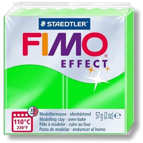 Fimo Paste 57 G - Effetto Neon - Verde - Foto 1