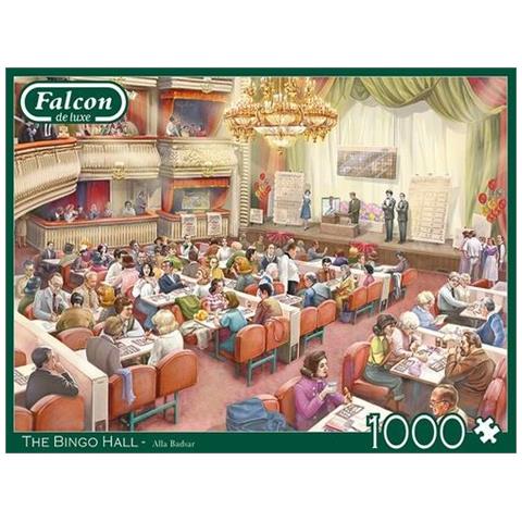 Puzzle Sala Bingo 68 X 49 Cm Verde / rosso 1000 Pezzi - Foto 1