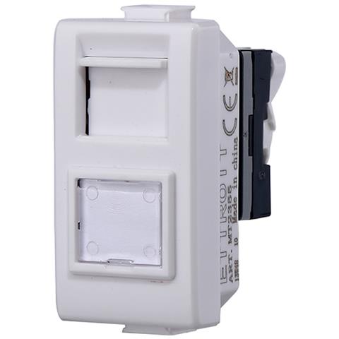 Connettore Rete Presa Dati Rj45 Cat5e Serie Solar Compatibile Matix - Foto 1