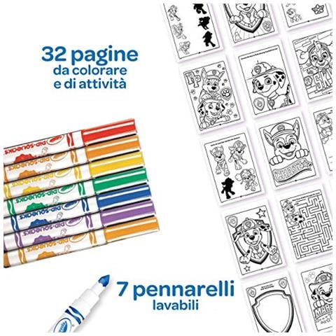 Paw Patrol Color Wonder, Pagine Da Colorare E Pennarelli Senza Disordine, Regalo, Bambini (04-6918) - Foto 2