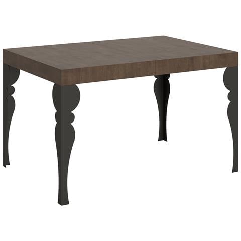 Tavolo Allungabile 90x130/234 Cm Paxon Telaio Antracite - Noce - Foto 5
