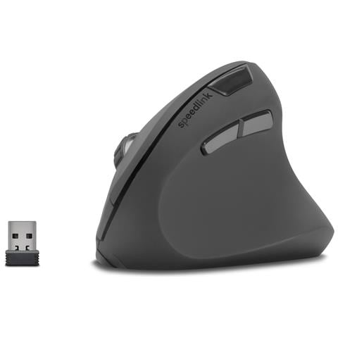 Mouse Ergonomico Verticale Wireless Piavo - Gomma Nera - Foto 4