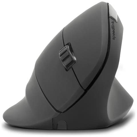 Mouse Ergonomico Verticale Wireless Piavo - Gomma Nera - Foto 1