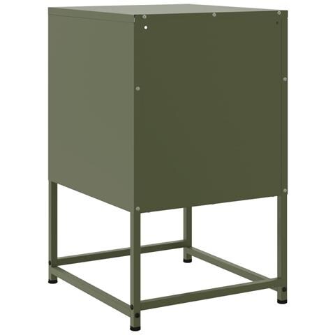 Comodino Verde Oliva 36x39x60,5 Cm In Acciaio - Foto 10