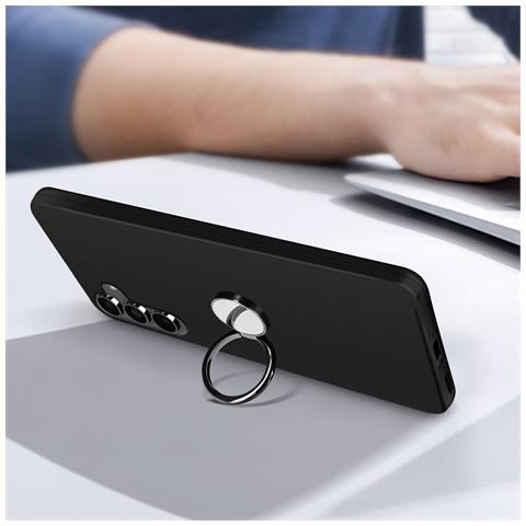 Cover Per Samsung Galaxy S24 Fe Anello Supporto Magnetico Flessibile - Foto 5