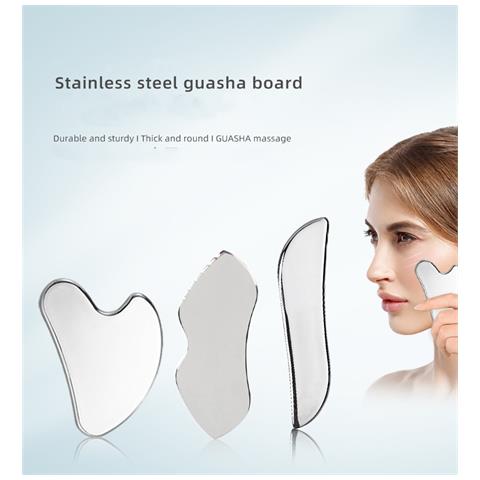Gua Sha Set Strumenti Per La Bellezza Del Viso Massaggiatore Per La Pelle Del Rullo Del Viso - Foto 2