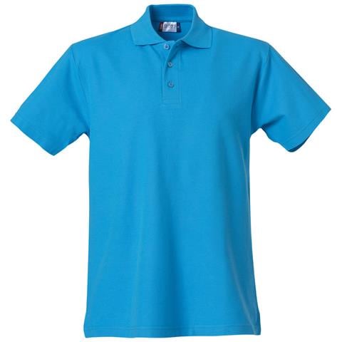 Basic Polo Turchese 4xl - Foto 1