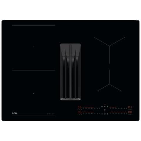 Piano Cottura TCH74B01FB a Induzione 4 Zone Cottura Cappa Filtrante da 59.2 cm Colore Nero - Foto 1