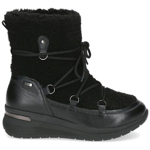 Black Casual Closed Booties Stivaletti Pelle Scarpe Donna Nero Eu 36, 9-26222-43-019 - Foto 2