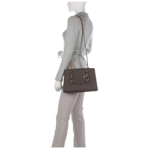 Medium Satchel Brn Acorn Borsa Shopper Sintetico Borse Donna Marrone Eu One Size, 30s4gcys2b-252 - Foto 3