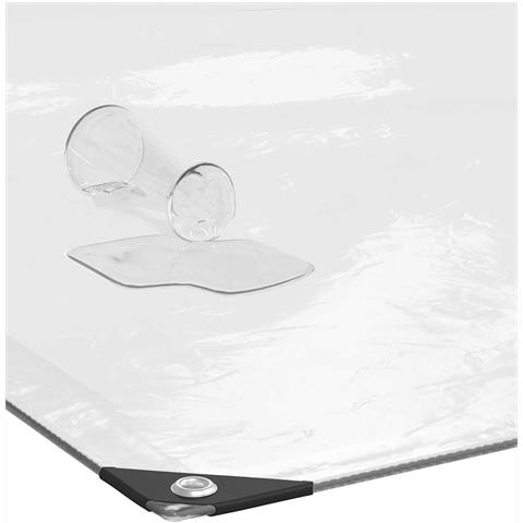 Telone Trasparente con Occhielli 6x12 m in Polietilene - Foto 2