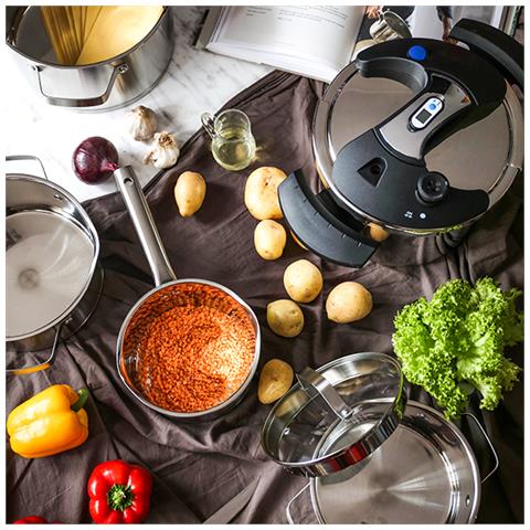 MGS-07 pentola a pressione per piano cottura 7 L Acciaio inox - Foto 2