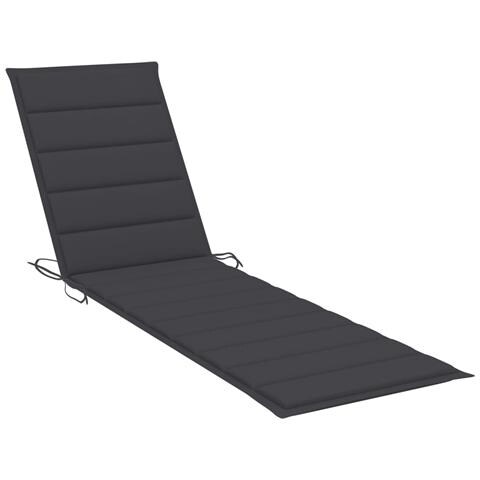 Lusso Casadino -  Lettini Prendisole 2 Pz Con Tavolo E Cuscino Antracite In Teak - Foto 8