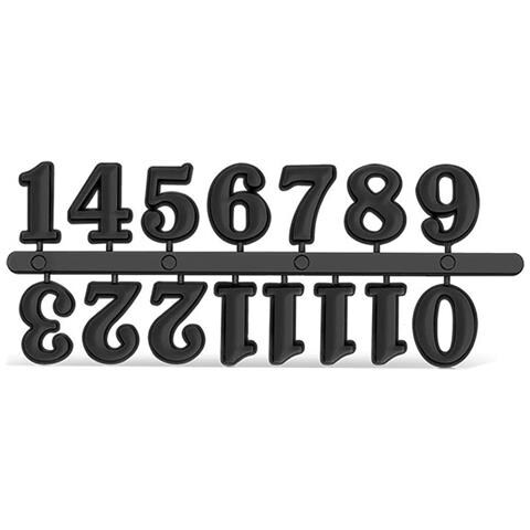 Placca Numeri Orologio - Set Numeri Romani Fai Da Te 2cm Black - Foto 1