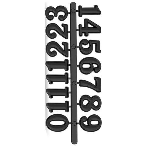 Placca Numeri Orologio - Set Numeri Romani Fai Da Te 2cm Black - Foto 2