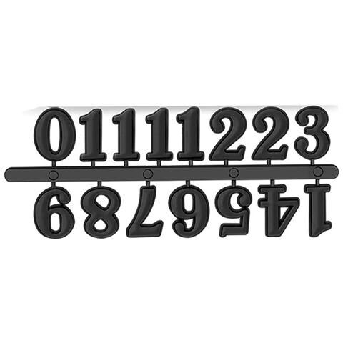 Placca Numeri Orologio - Set Numeri Romani Fai Da Te 2cm Black - Foto 3