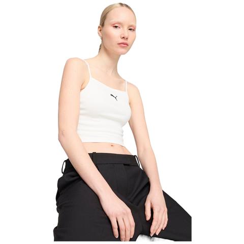 Wardrobe Ess Ribbed Tank Top 62977102, Donne, Bianca, M - Foto 1