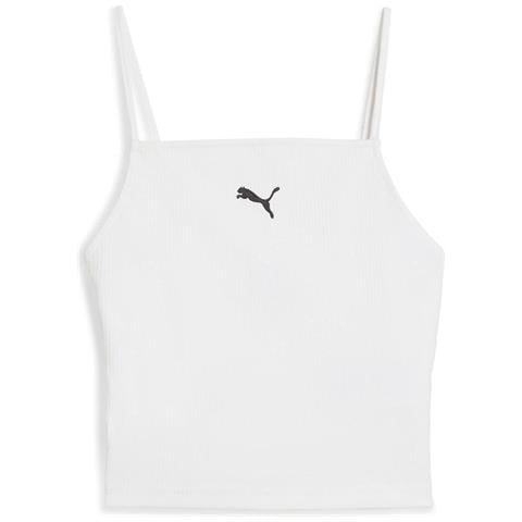 Wardrobe Ess Ribbed Tank Top 62977102, Donne, Bianca, M - Foto 6