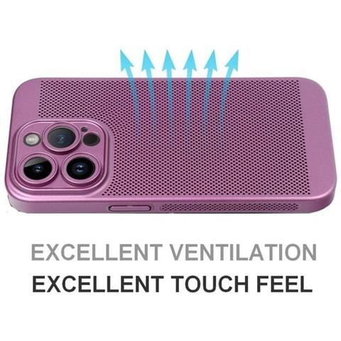 Custodia Back Cover Shell Rigida Antiscivolo Traforata Per Xiaomi Redmi 14c Purple - Foto 2