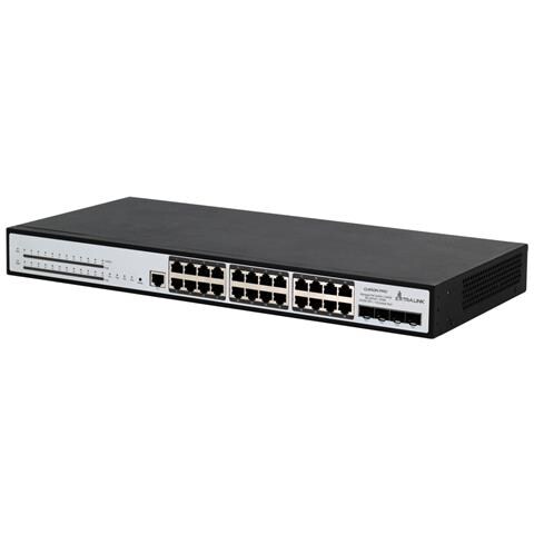 Switch PoE Chiron Pro 24x RJ45 1000Mb /s PoE, 4x SFP+, L3, 370W - Foto 2