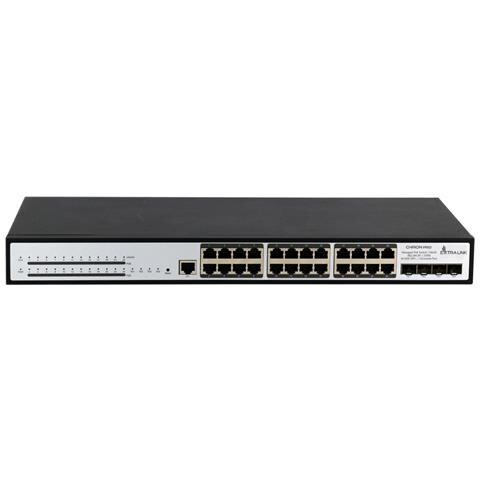 Switch PoE Chiron Pro 24x RJ45 1000Mb /s PoE, 4x SFP+, L3, 370W - Foto 1