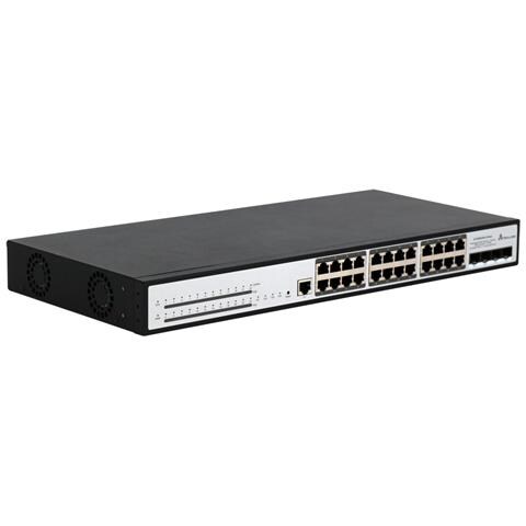 Switch PoE Chiron Pro 24x RJ45 1000Mb /s PoE, 4x SFP+, L3, 370W - Foto 3
