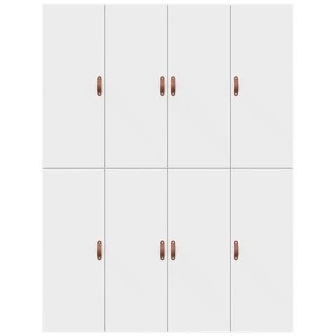 Struttura letto con contenitore Bianco 140x200 cm - Foto 8