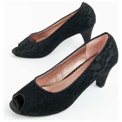 Scarpa Con Tacco Unne71 Nero. - Foto 1