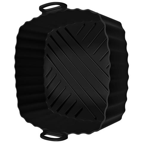 Padella Per Friggitrice Ad Aria Quadrata In Silicone Da 5l, Compatibile Con Xiaomi Maf01, Antiaderente E Facile Da Pulire Black - Foto 1