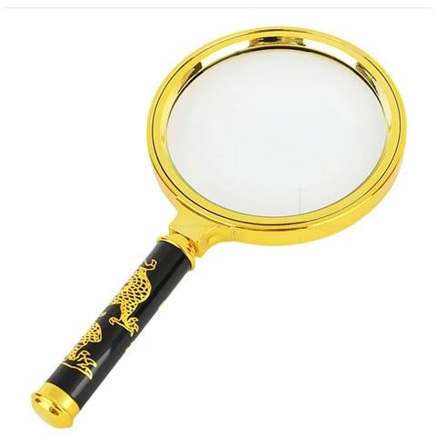 Lente D'ingrandimento Da Lettura Portatile Con Manico Rimovibile - Ideale Per Anziani, Hobby E Ispezione 90 Mm - Foto 1
