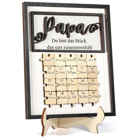 Regalo Personalizzato Per Papà Compleanno Festa Del Papà Targa In Legno - Foto 1