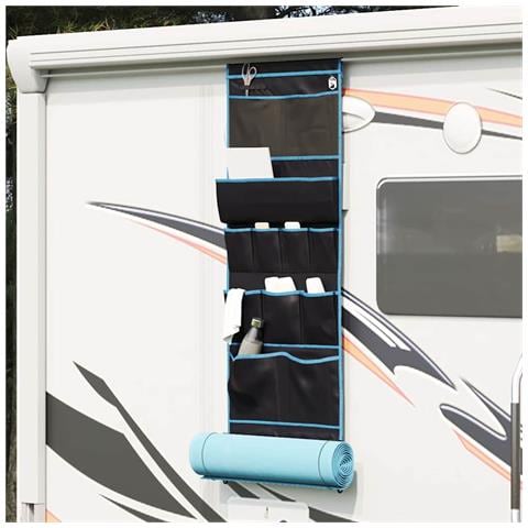 Sacchetto di stoccaggio Nero, Blu 161 x 58.5 cm Oxford - Foto 2