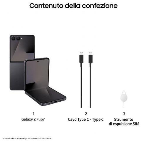 Galaxy Z Flip7 5G Enterprise Ed. 256GB 12GB Ram Display 4,1" Super AMOLED / 6,9" Dynamic AMOLED 2X Main Camera 50MP Android Exynos 2500 4300mAh Jetblack - Foto 4