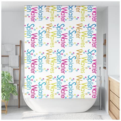 Tenda a Rullo Doccia 160x240 cm Larghezza Tessuto 156 cm - Foto 2