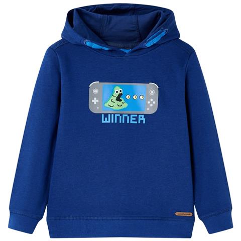 Felpa con Cappuccio per Bambini Blu Scuro 140 - Foto 1