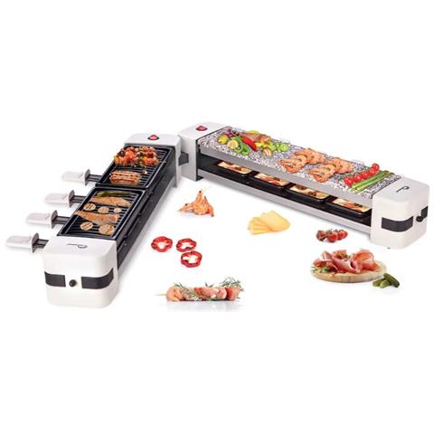 Raclette / Grill. 2x4pers. 1200w. - 8502 - Foto 2