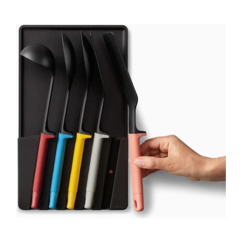Set Di Coltelli E Utensili Da Cassetto Elevate 10 Pezzi Multicolore Design Funzionale Ed Elegante Per Cucina Organizzata E Facile Accesso - Foto 2