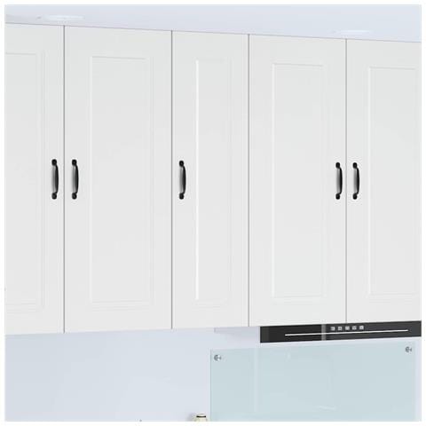 Pensile cucina Bianco Lucido 30 x 31 x 100 cm Legno multistrato - Foto 2
