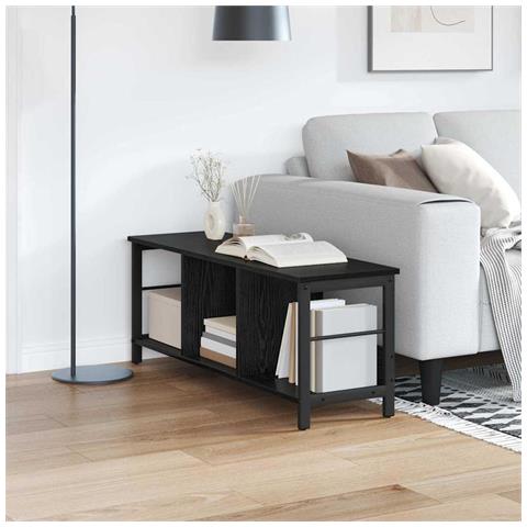 Libreria Rovere Nero 102 x 32 x 40,5 cm Legno multistrato - Foto 2