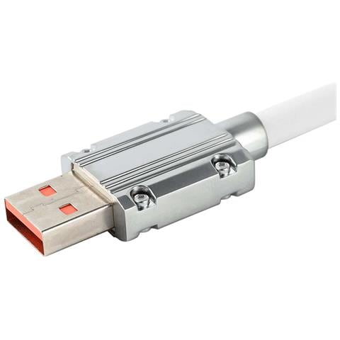 Cavo Usb-a A Lightning 1 Metro Serie Wingle Carica E Trasferimento Rapido, Bianco - Foto 2