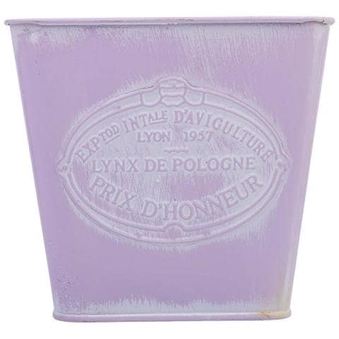 Cestino Di Metallo Rosa 14,5x13x10,5 - Foto 2