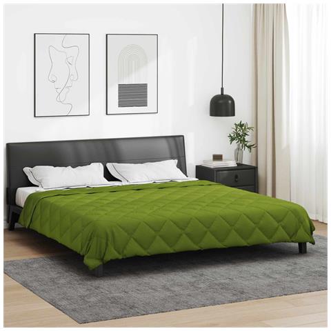 Piumone Completo Annuale Verde 200 x 200 cm Microfibra - Foto 2