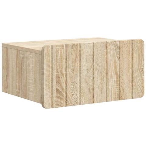 Mobiletto da notte a muro Rovere Sonoma 49 x 34,5 x 24 cm - Foto 1