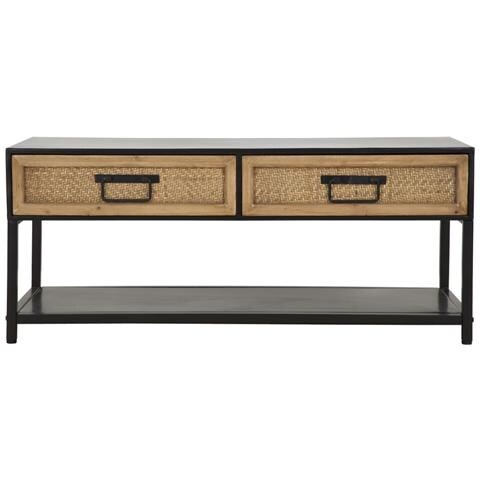 Porta Tv Hanoi In Ferro E Legno — 95x38x38 Cm - Foto 2